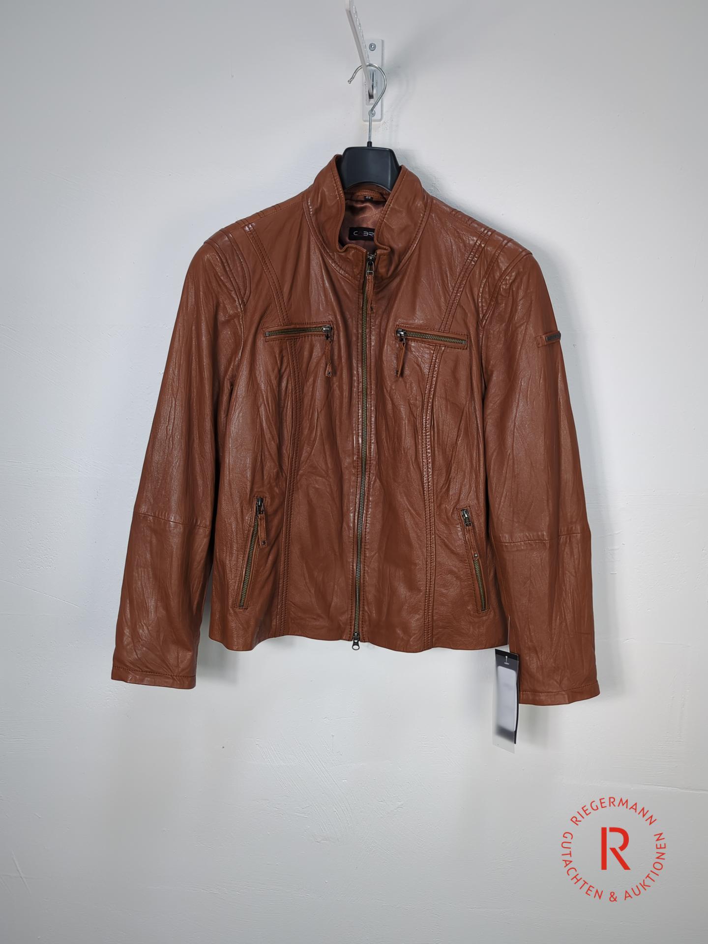 DAMEN LEDERJACKE GRÖSSE 48